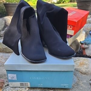 Bandolino Women's Elegant Black Heeled Boots